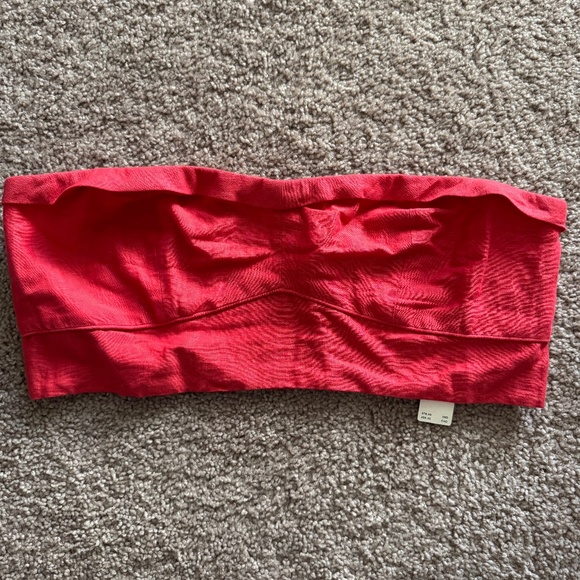 Anthropologie Maeve Red Crop Top - Picture 1 of 6